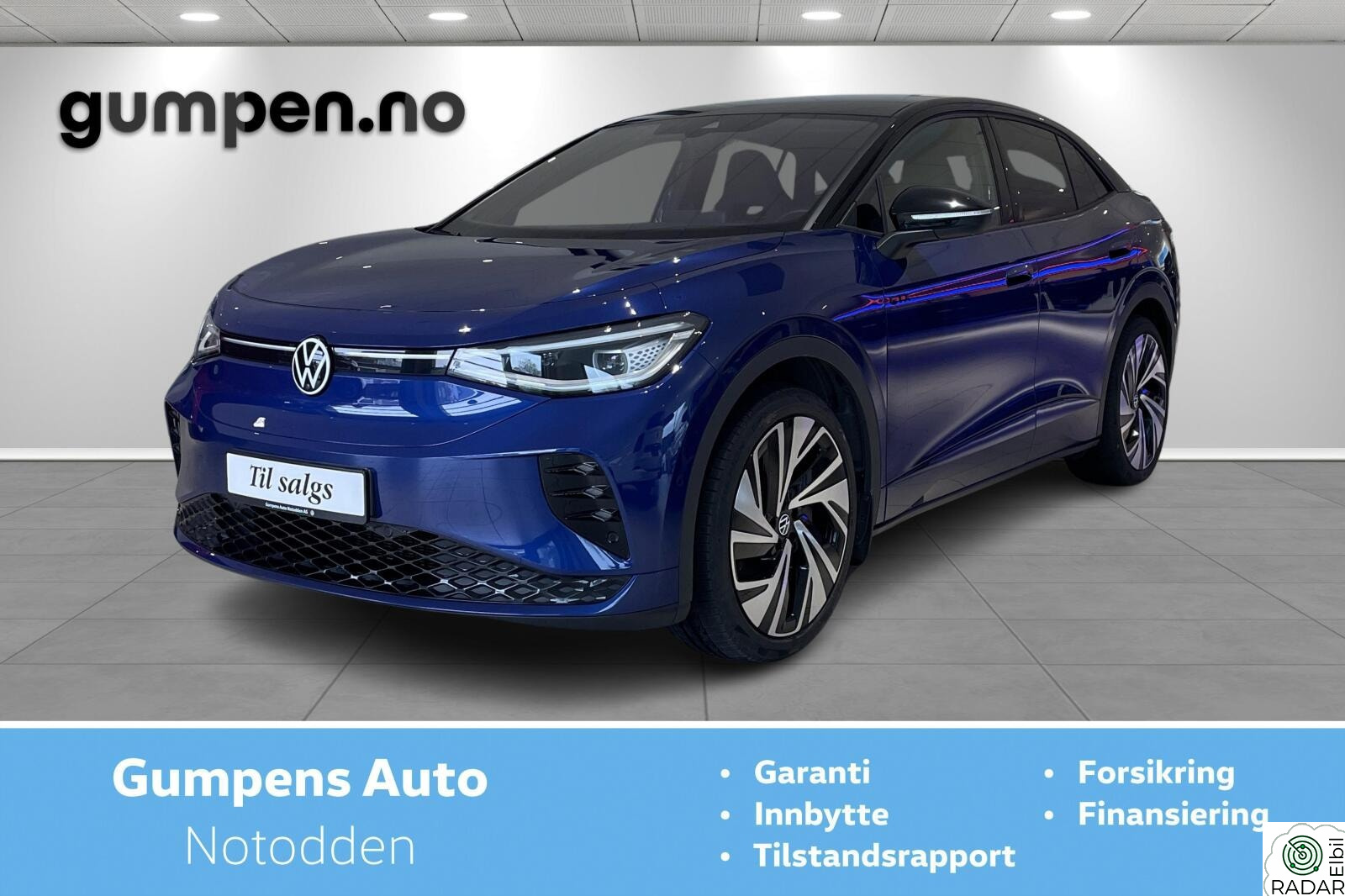VOLKSWAGEN ID.5 GTX 220 KW GTX 4MOTION Panorama,Top-sport, Alt utstyr!!