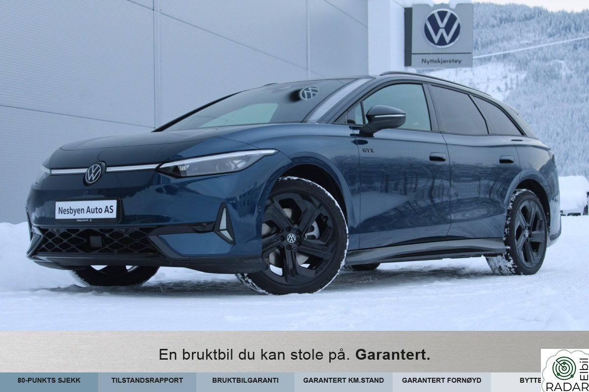 VOLKSWAGEN ID.7 TOURER GTX GTX 4m stv 86kwh 340hk Exclusive! HUD/H&K++Levering?