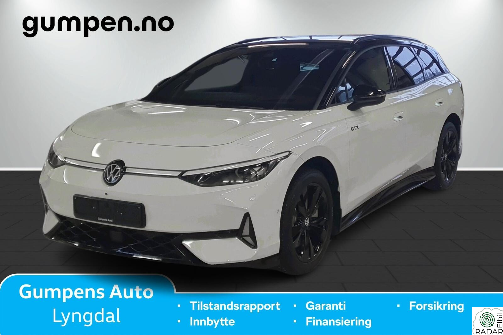 VOLKSWAGEN ID.7 TOURER GTX gtx 4m stv ex 86kwh 340hk Se utstyr! lav km