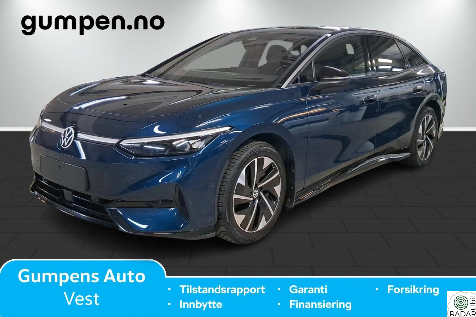 VOLKSWAGEN ID.7 PRO 210KW Pro Fastback 77kwh 286hk, hengerfeste, el.seter, 360 ++