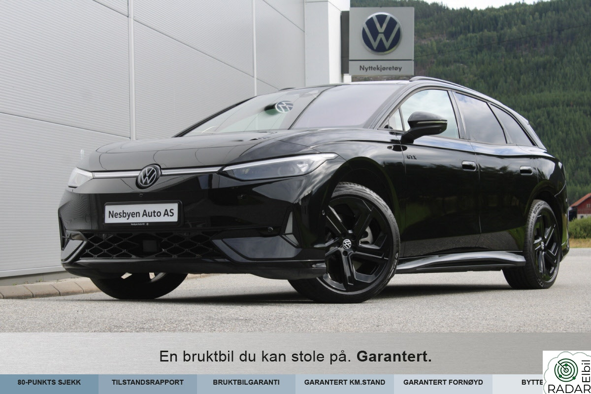 VOLKSWAGEN ID.7 TOURER GTX GTX 4m stv 86kwh340hk Excl/Pano/Utv.Garanti!Ny Service!