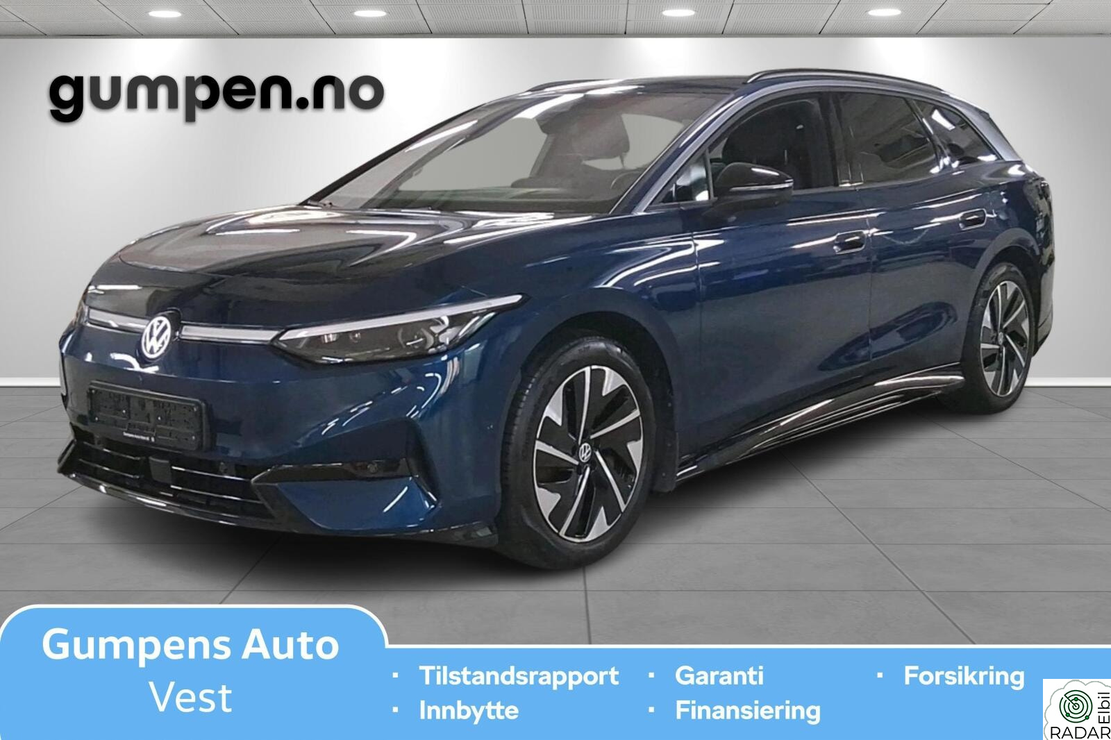 VOLKSWAGEN ID.7 TOURER PRO PRO STV 77KWH 286HK /KROK /GODT UTSTYRT /NYBILGARANTI!