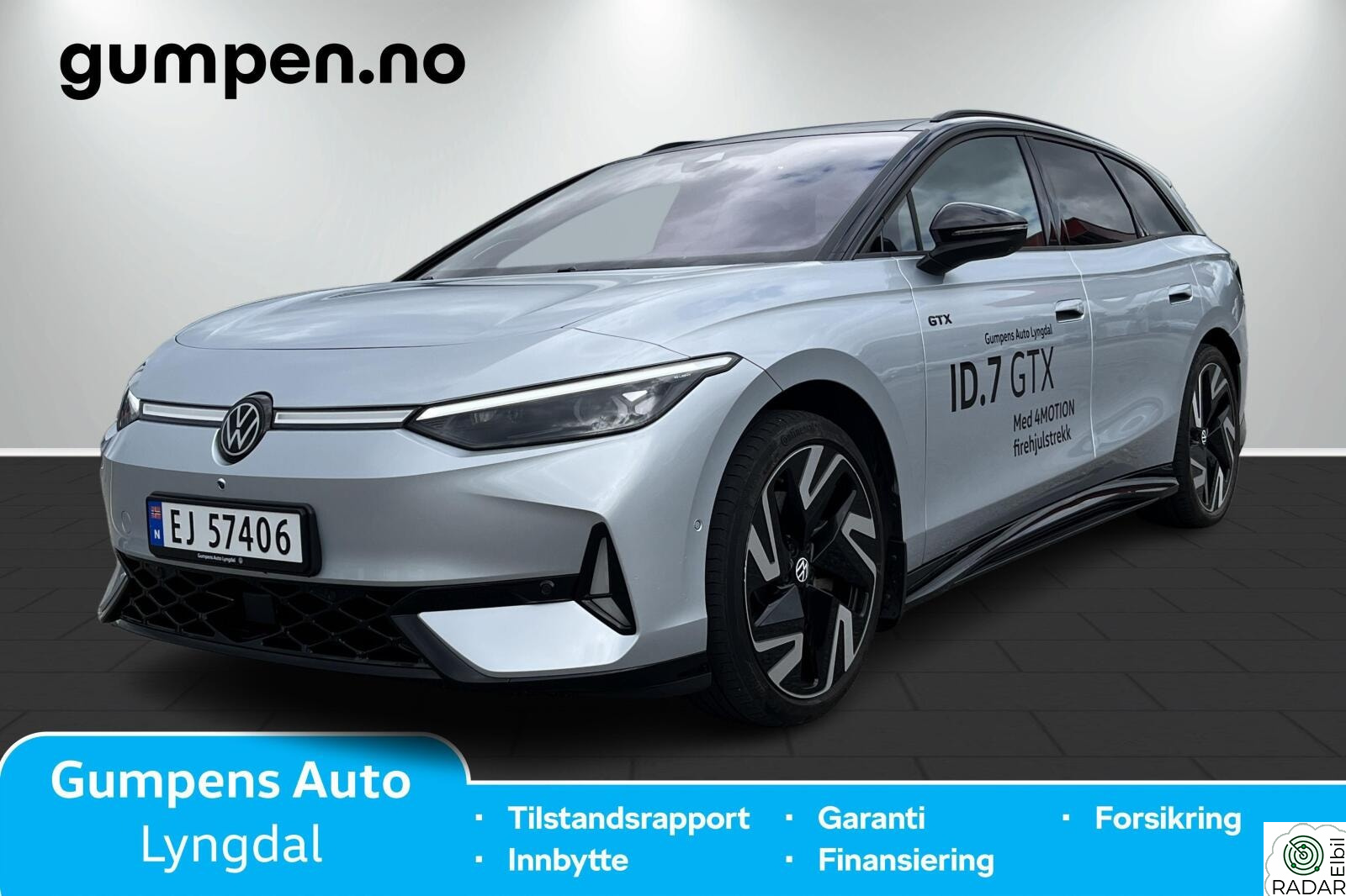 VOLKSWAGEN ID.7 TOURER GTX gtx 340hk, Glasstak, Masasjestoler, Harman ++