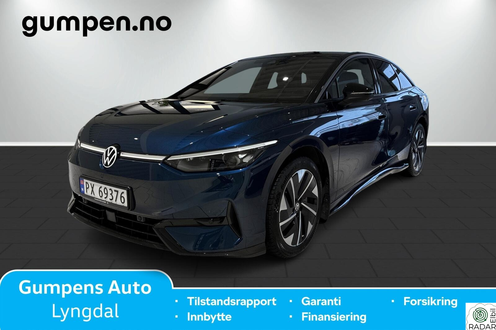 VOLKSWAGEN ID.7 PRO 210KW pro fb  77kwh 286hk excl. Råflott ID.7, Mye Utstyr