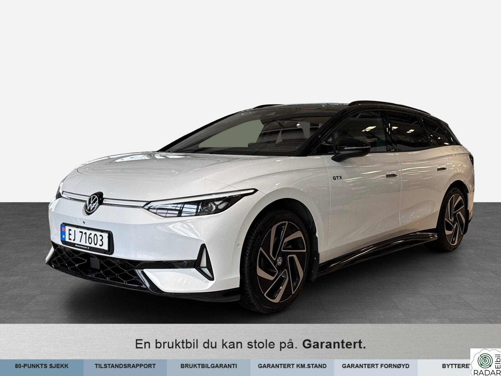 VOLKSWAGEN ID.7 TOURER GTX GTX Exclusive stv 340hk Glasstak,360cam,Matrix,H&K,Krok