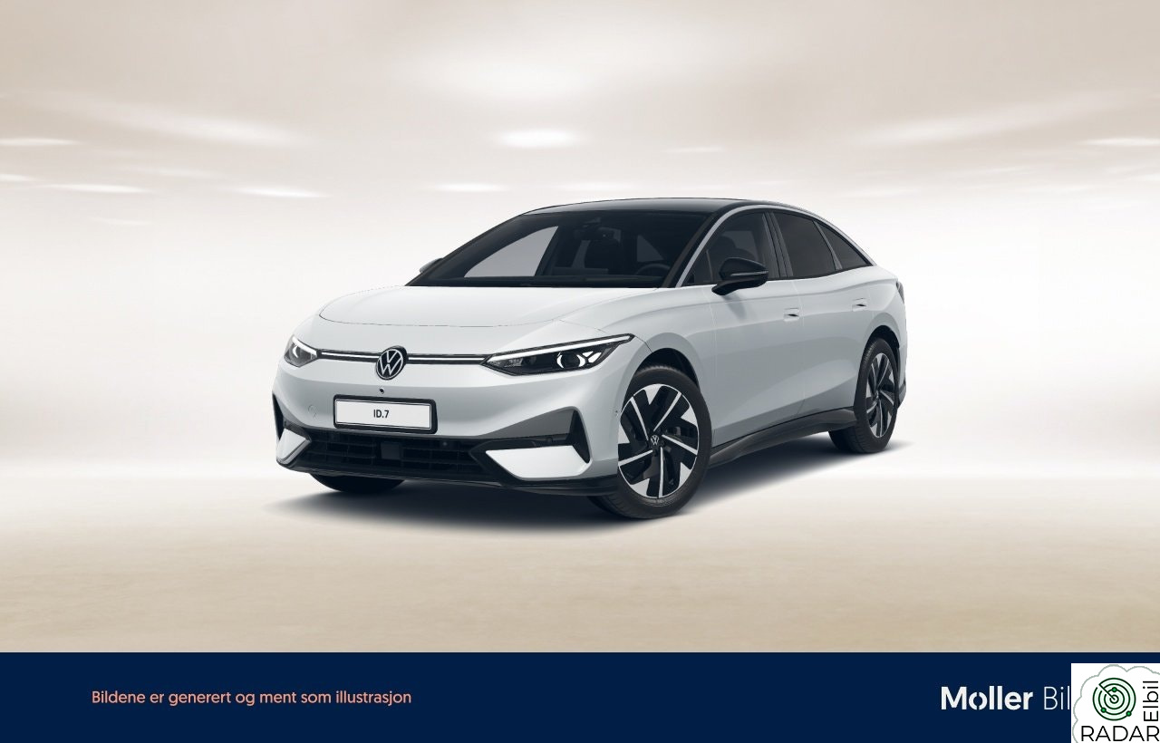 VOLKSWAGEN ID.7 PRO 210KW Pro 77 kWh 286hk Exclusive - HUD, 360Kam, Matrix, Krok
