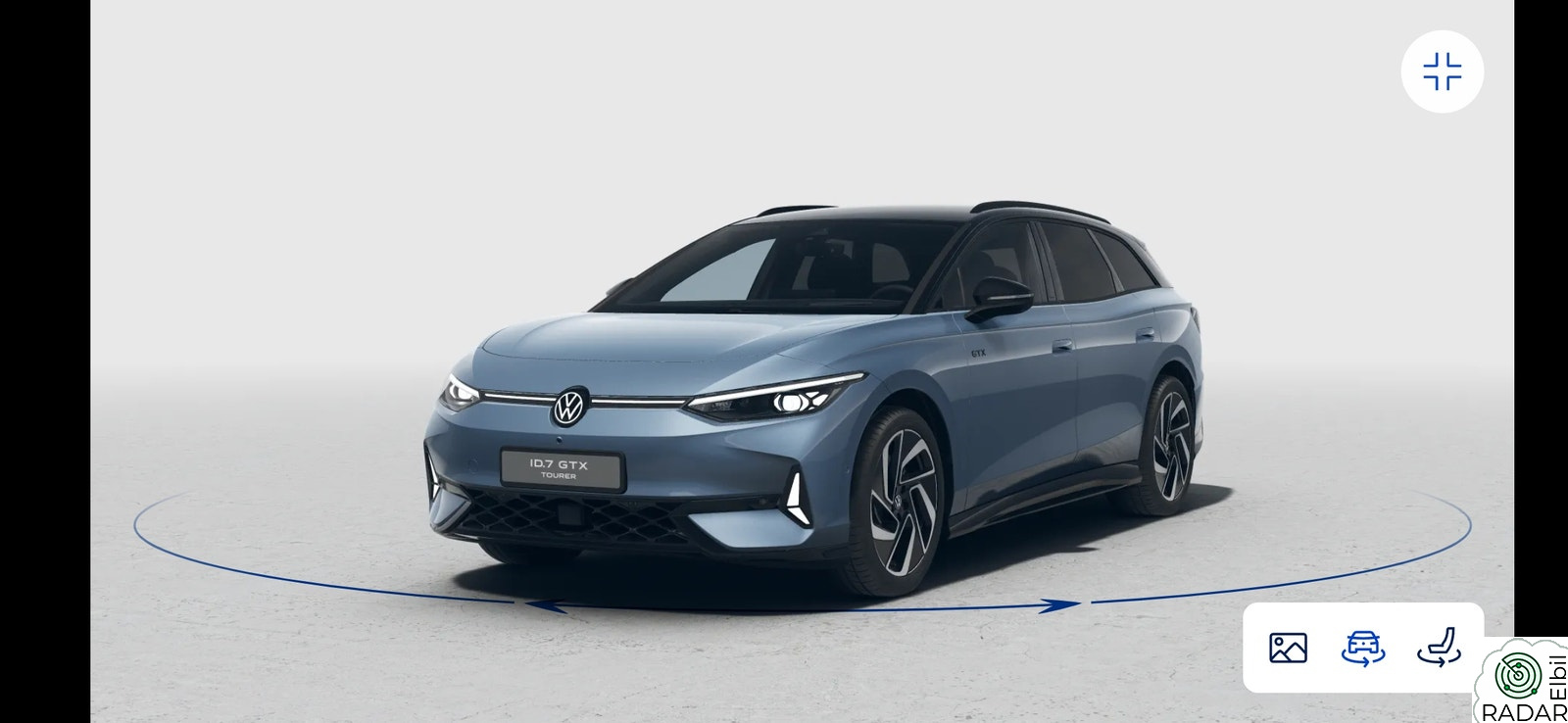 VOLKSWAGEN ID.7 TOURER GTX NY VW ID7 GTX business|26 mod|340 hk|hfeste|S/Vhjul