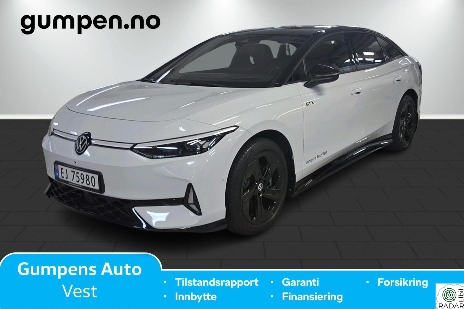 VOLKSWAGEN ID.7 GTX GTX 4x4 Fastback 86kwh 340HK Exlusive