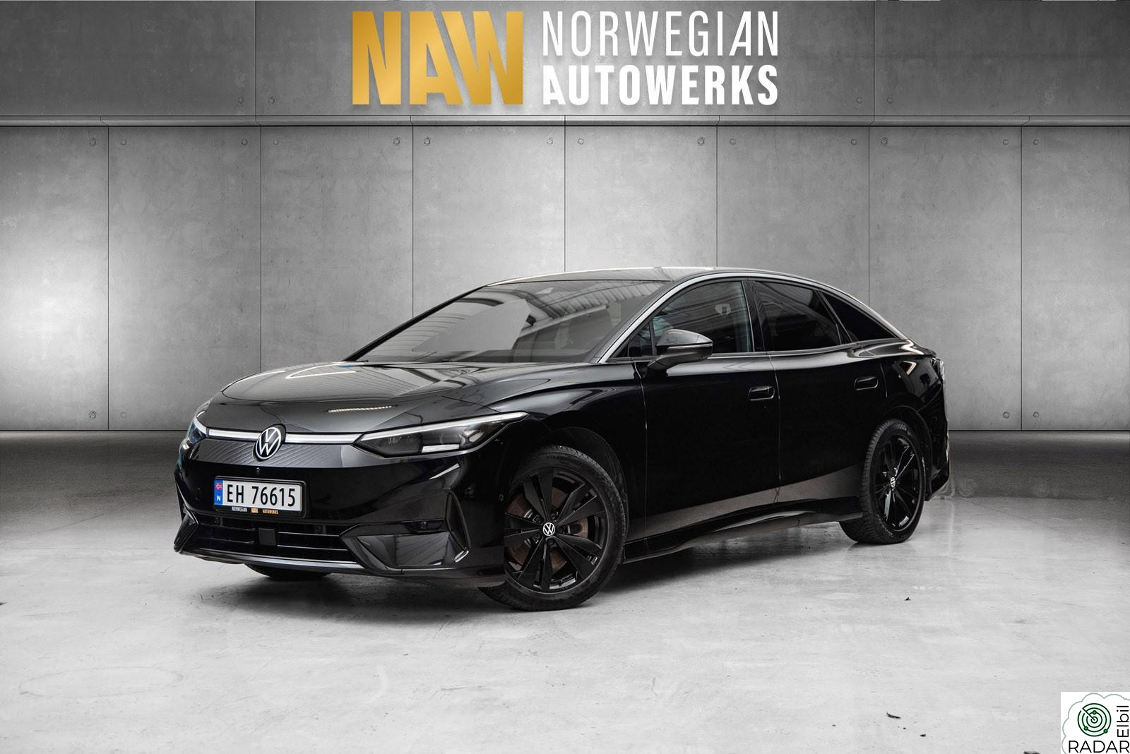 VOLKSWAGEN ID.7 PRO 210KW Pro Exclusive ACC,HUD,Massasje,360Kamera, Ny Service!