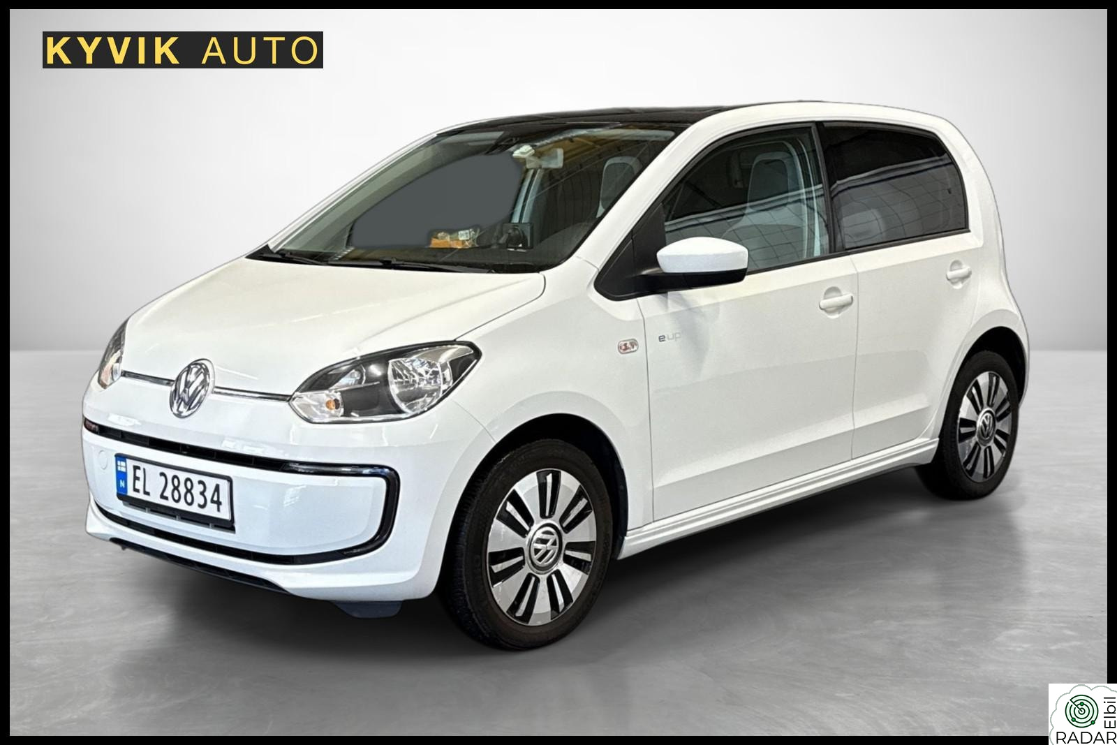 VOLKSWAGEN UP! EU-05.2025/ELEKTRISK/2014MOD/LAV KM/AUTOMAT/2WD