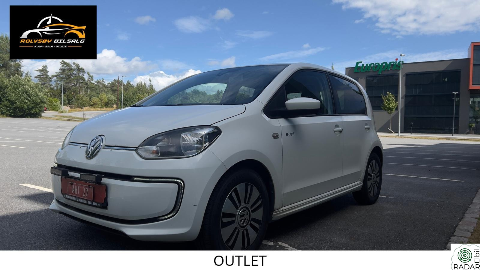 VOLKSWAGEN UP! Lav Km // Starter og kjører // 2 stk nøkler