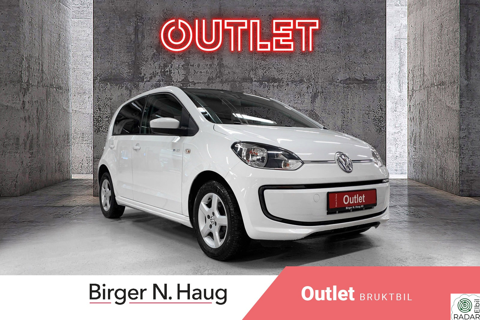 VOLKSWAGEN UP! Electric OUTLET/TAKLUKE/HURTIGLADER/SOMMER/VINTER+++