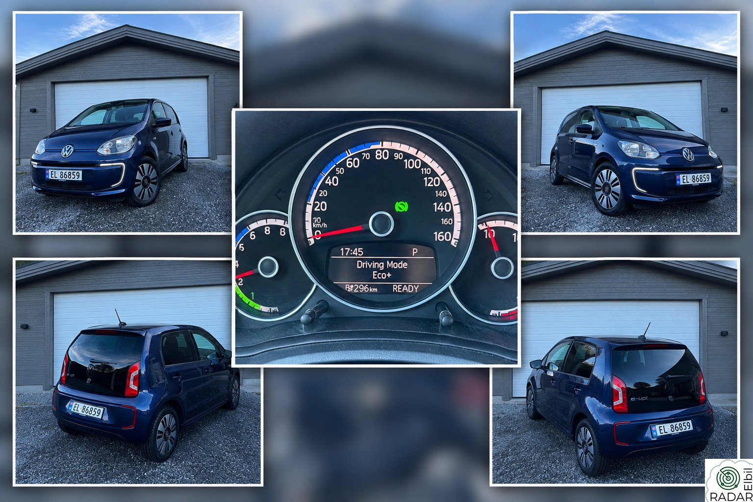 VOLKSWAGEN UP! VW e-UP! 256km rekkevidde, Ny EU og Service