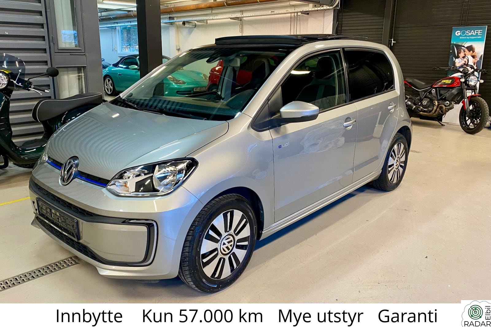 VOLKSWAGEN UP! E-UP!, Soltak, Ryggekamera, Garanti