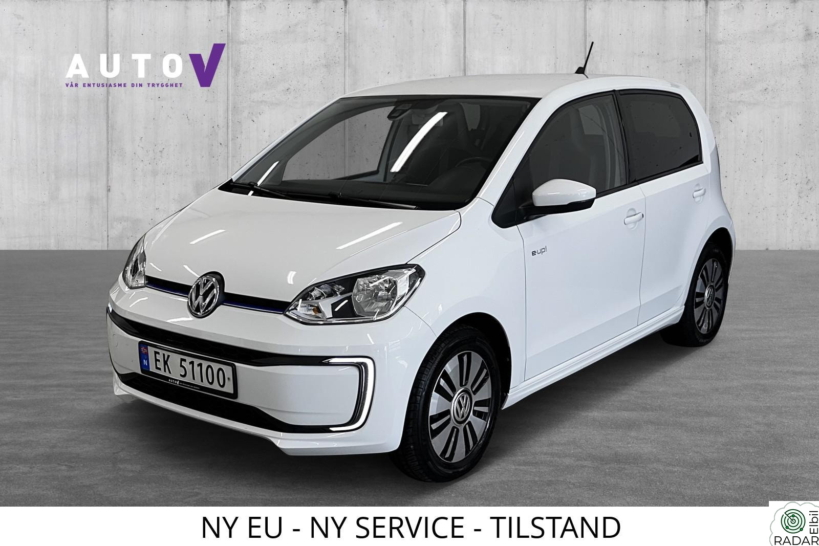 VOLKSWAGEN UP! LAV-KM/NY SERVICE/ NY EU! TILSTANDSRAPPORT!