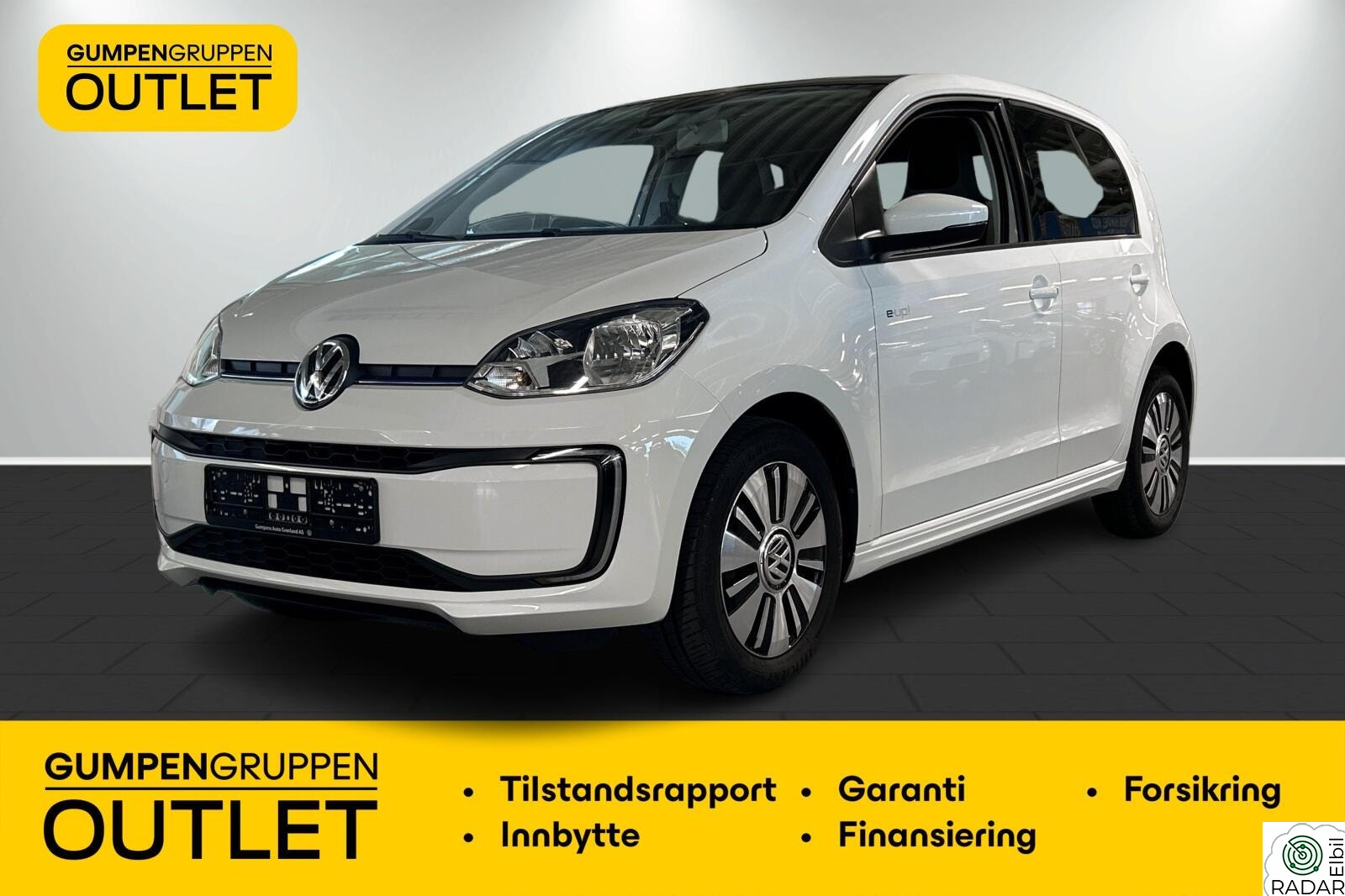 VOLKSWAGEN UP! e-up!    82hk kampanje Ryggekamera/Panorama/Cruisekontr