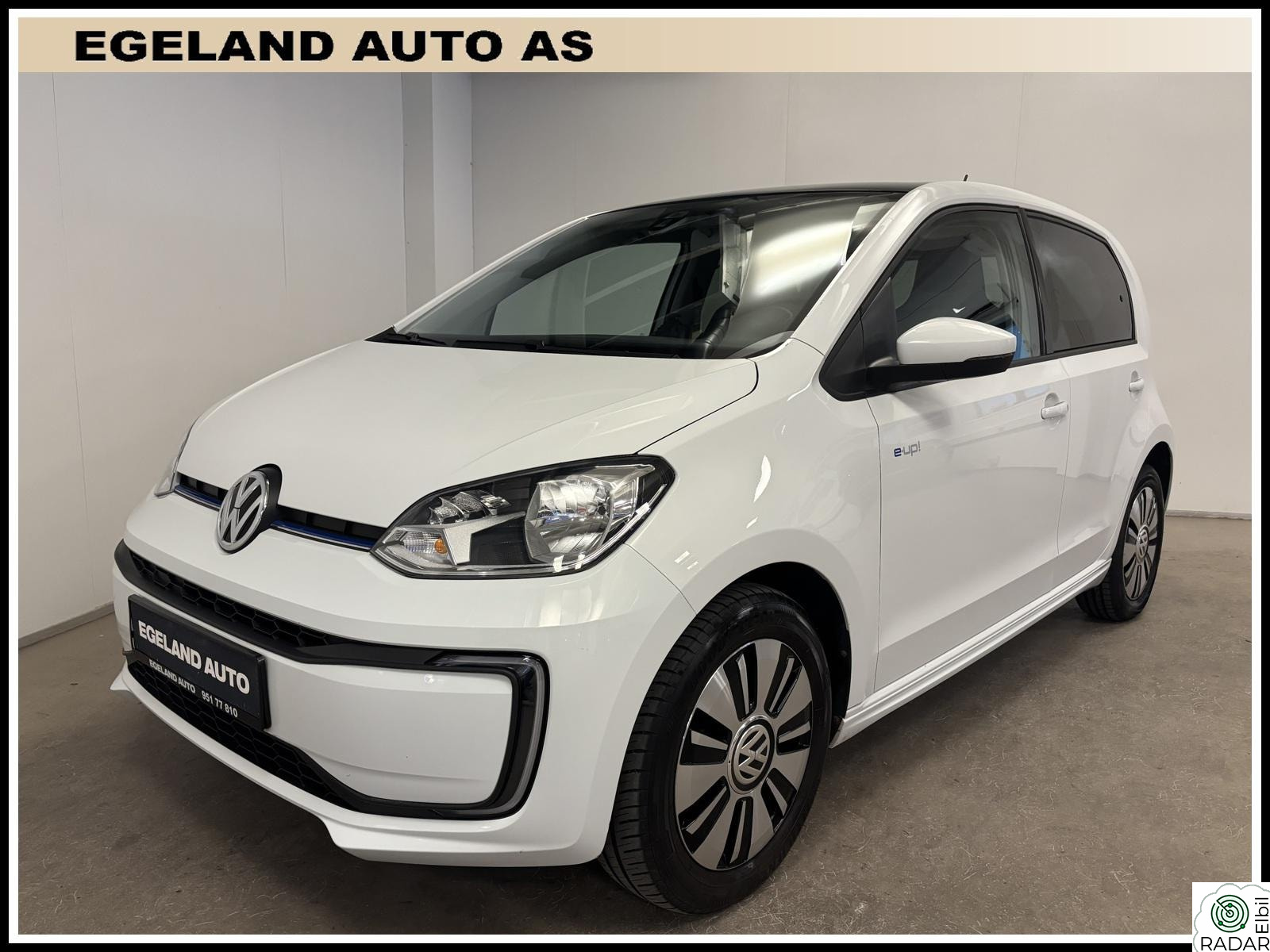 VOLKSWAGEN UP! LAV KM Soltak BT DAB Ryggesens Cruise Lettkjørt Bybil++