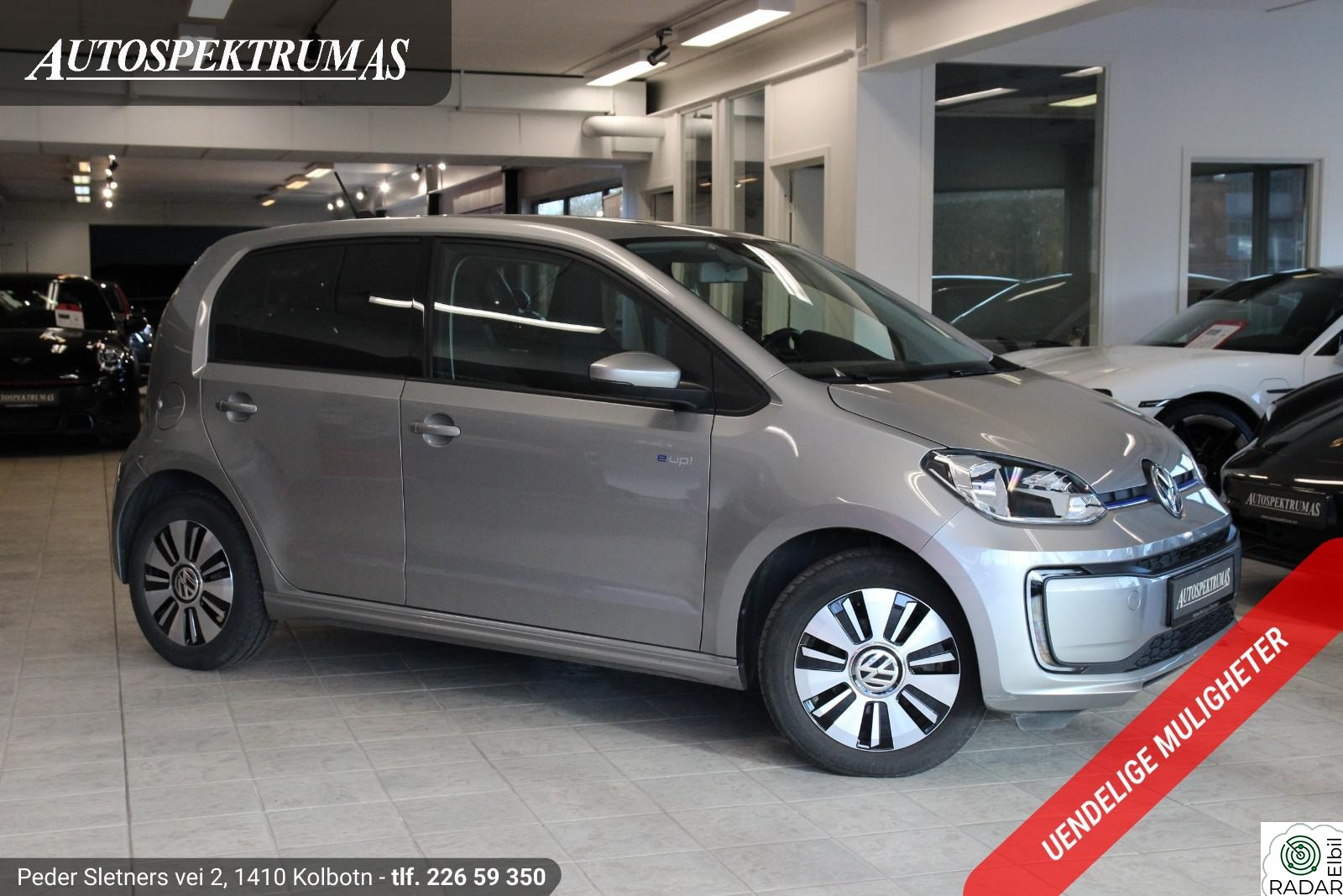 VOLKSWAGEN UP! E-UP! 82hk/Ryggekamera/Ledlys/Klima/Lav-km/Norsk++