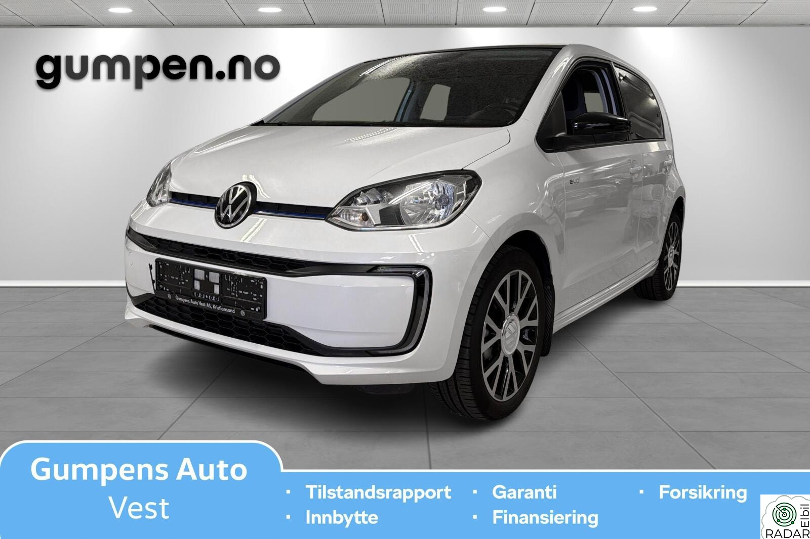 VOLKSWAGEN UP! E-UP! HIGHLINE/83HK/RYGGEKAMERA/CRUISEKONTROLL/LAV KM!