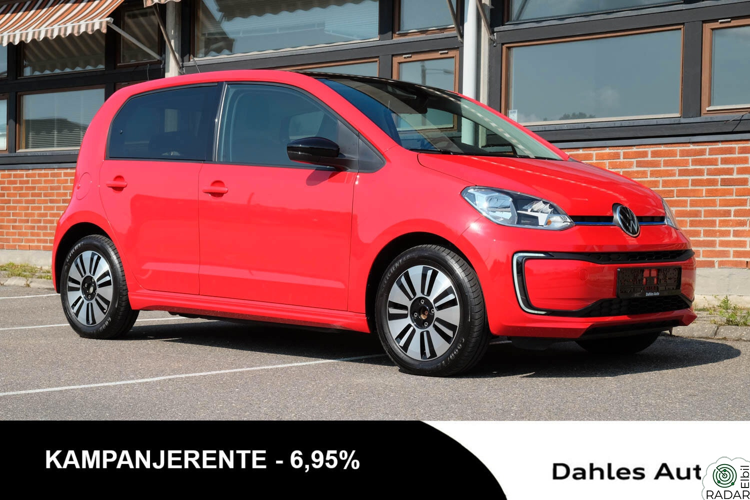 VOLKSWAGEN UP! Range Sort Glasstak, Utvidet nybilgaranti