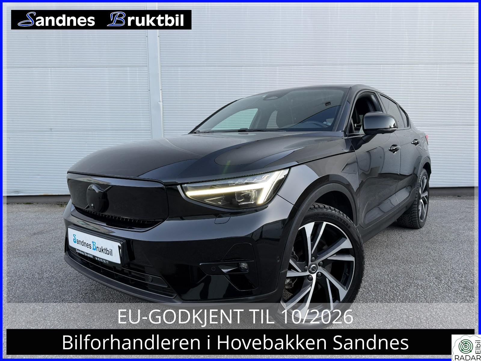 VOLVO C40 RECHARGE 4X4 PANO,KROK,360KAMERA,ACC,NAVI,TLF,DAB+,H&K
