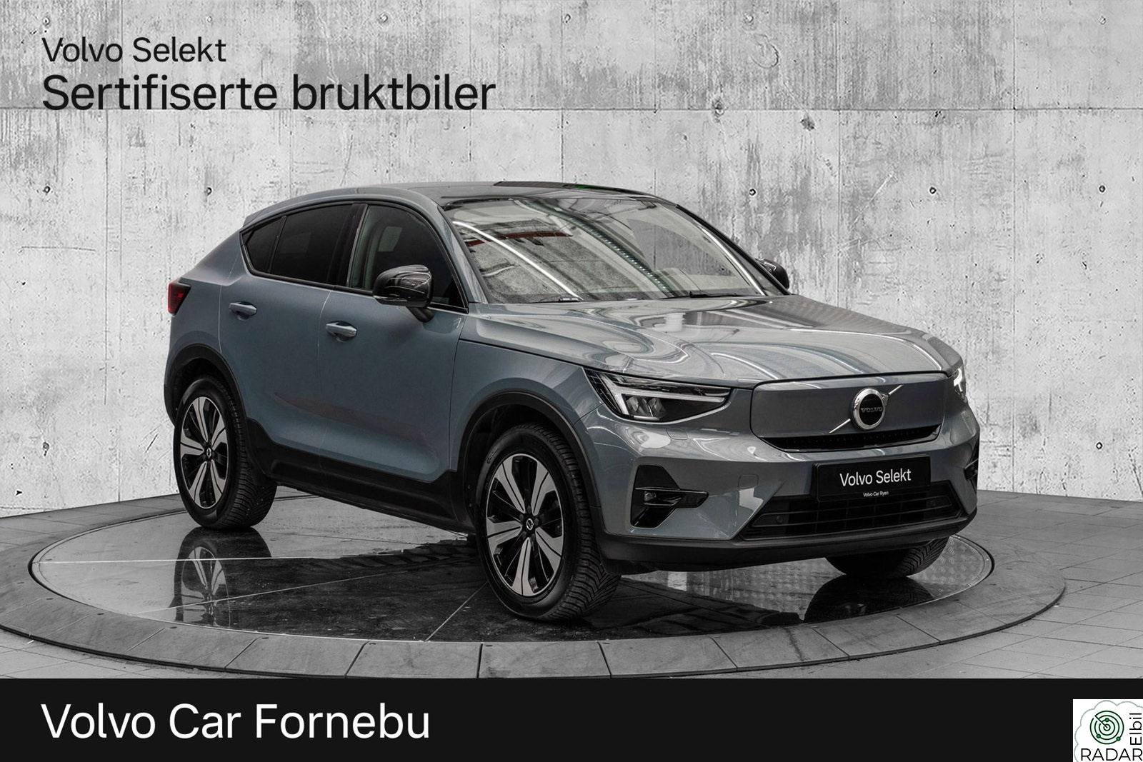 VOLVO C40 Twin Plus AWD Varmepumpe Panoramaglasstak