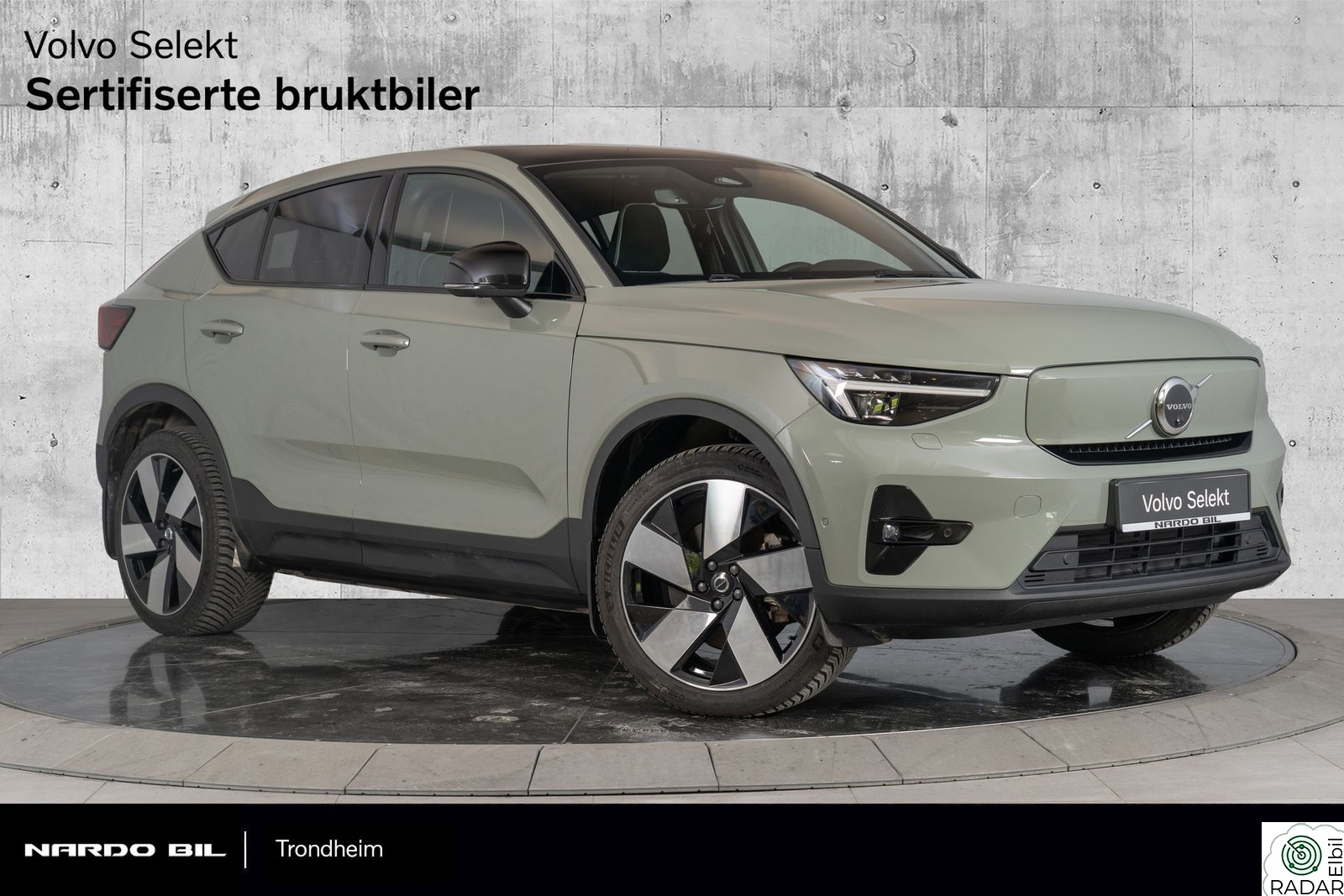 VOLVO C40 408 hk Ultimate. 360/Soltak/Pixel lys/Varmepumpe/HK