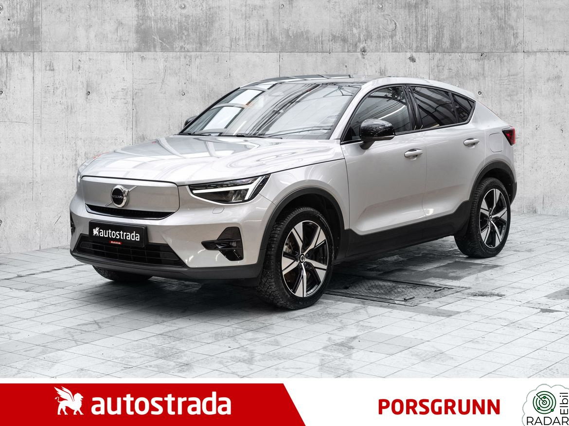VOLVO C40 Twin Plus 408 hk, Glasstak, El.sete, Navi, ++