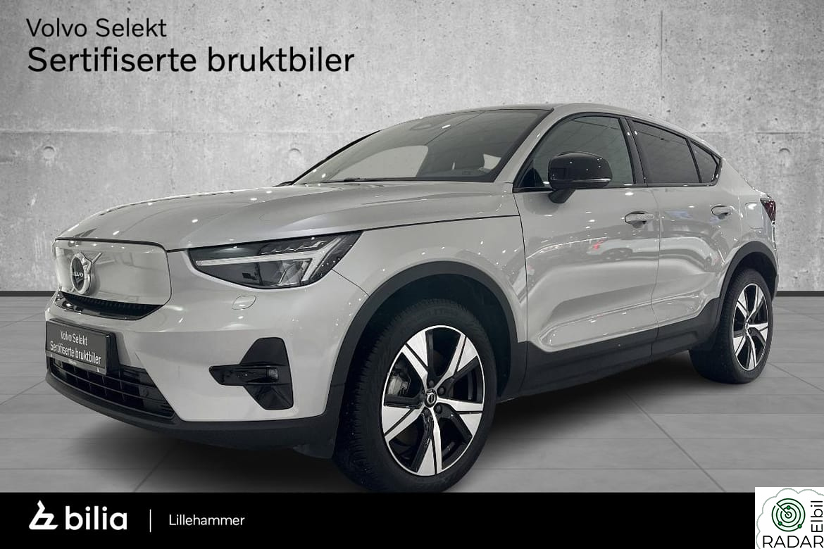 VOLVO C40 Recharge Twin Plus, kamera, Hengerfeste, Varmepumpe+++