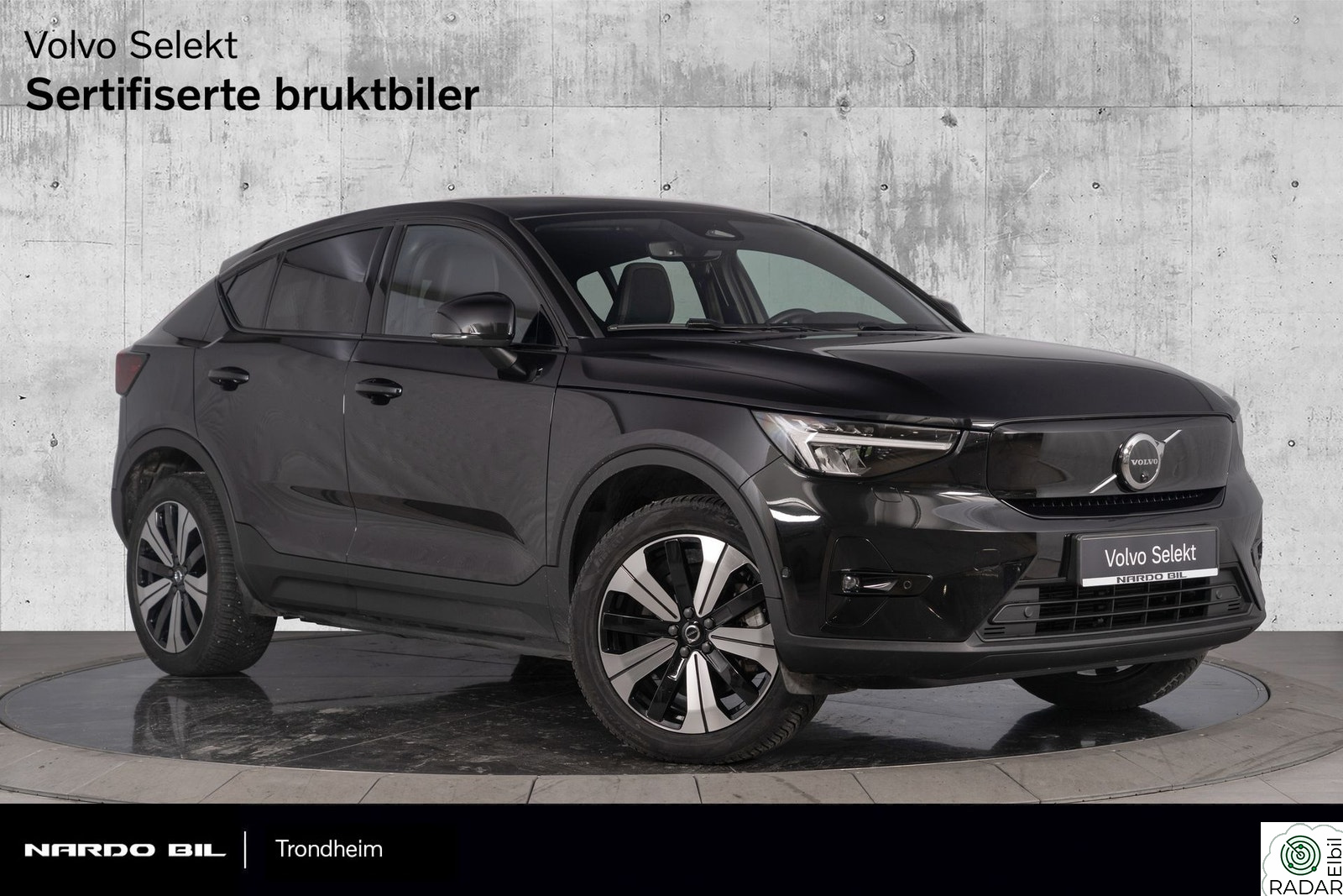 VOLVO C40 Ultimate 408 hk. Soltak/HK/360 kam/Varmepumpe/Krok