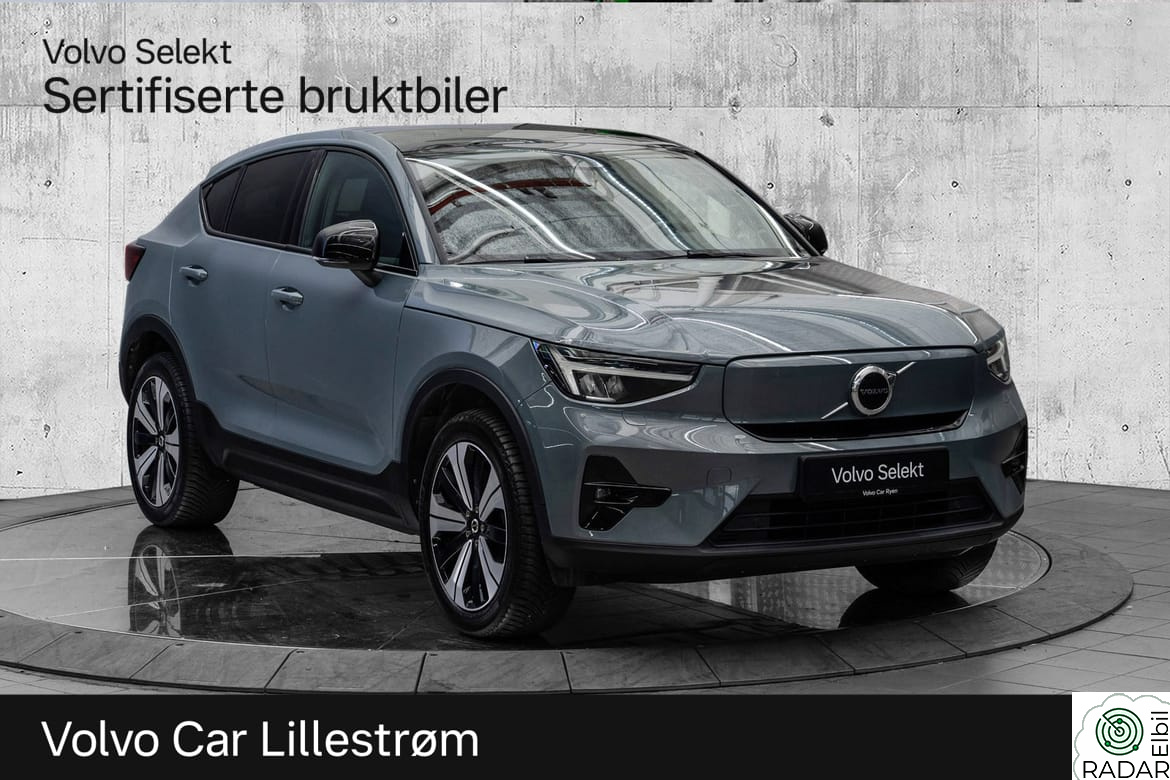VOLVO C40 El. Twin Plus 408Hk. Varmepumpe & Panoramaglasstak!
