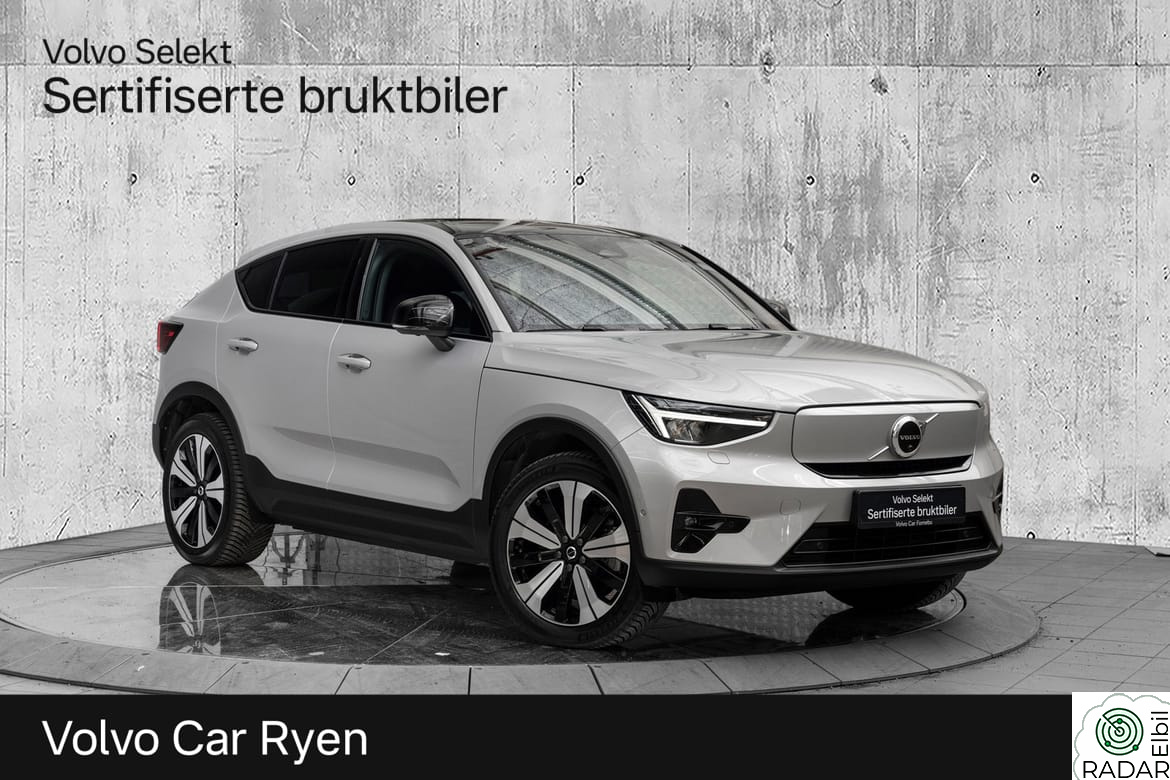 VOLVO C40 El. Twin Ultimate 408Hk. Velutstyrt!