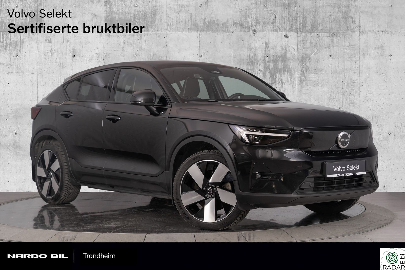 VOLVO C40 408 hk Ultimate. 360/Soltak/Pixel/Varmepumpe/HK/krok