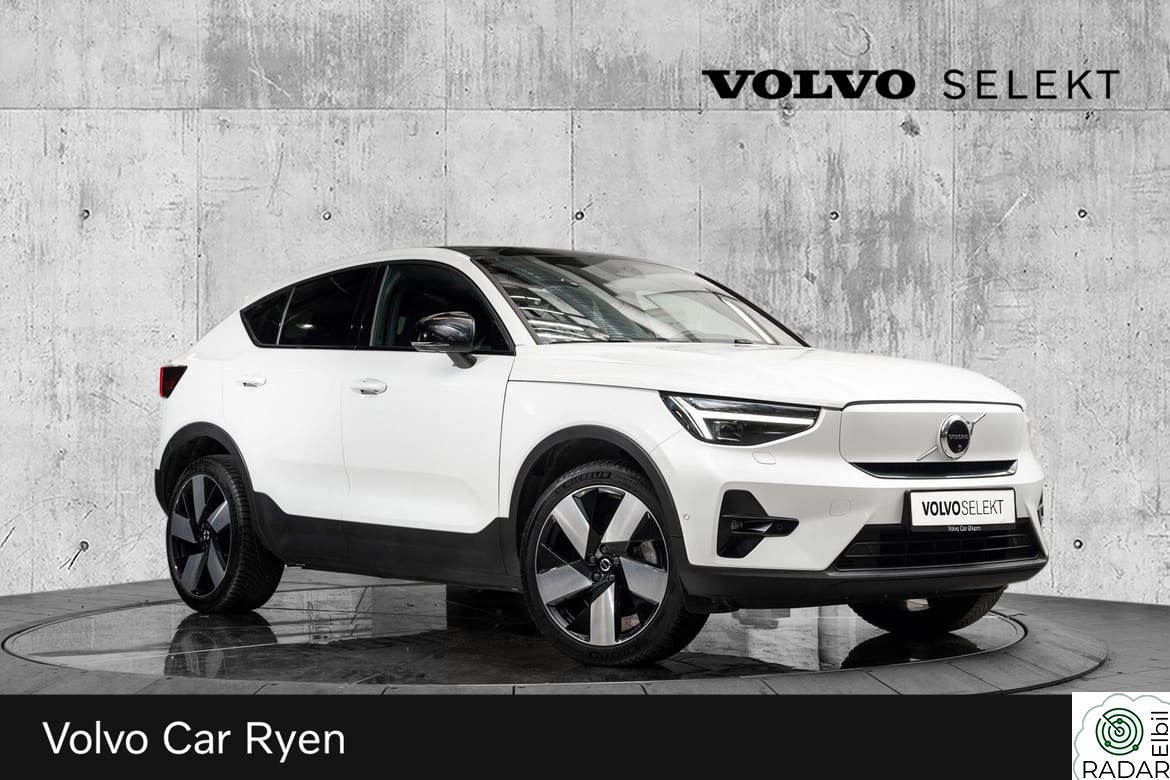 VOLVO C40 Recharge Twin Ultimate 408Hk. Topputstyrt!