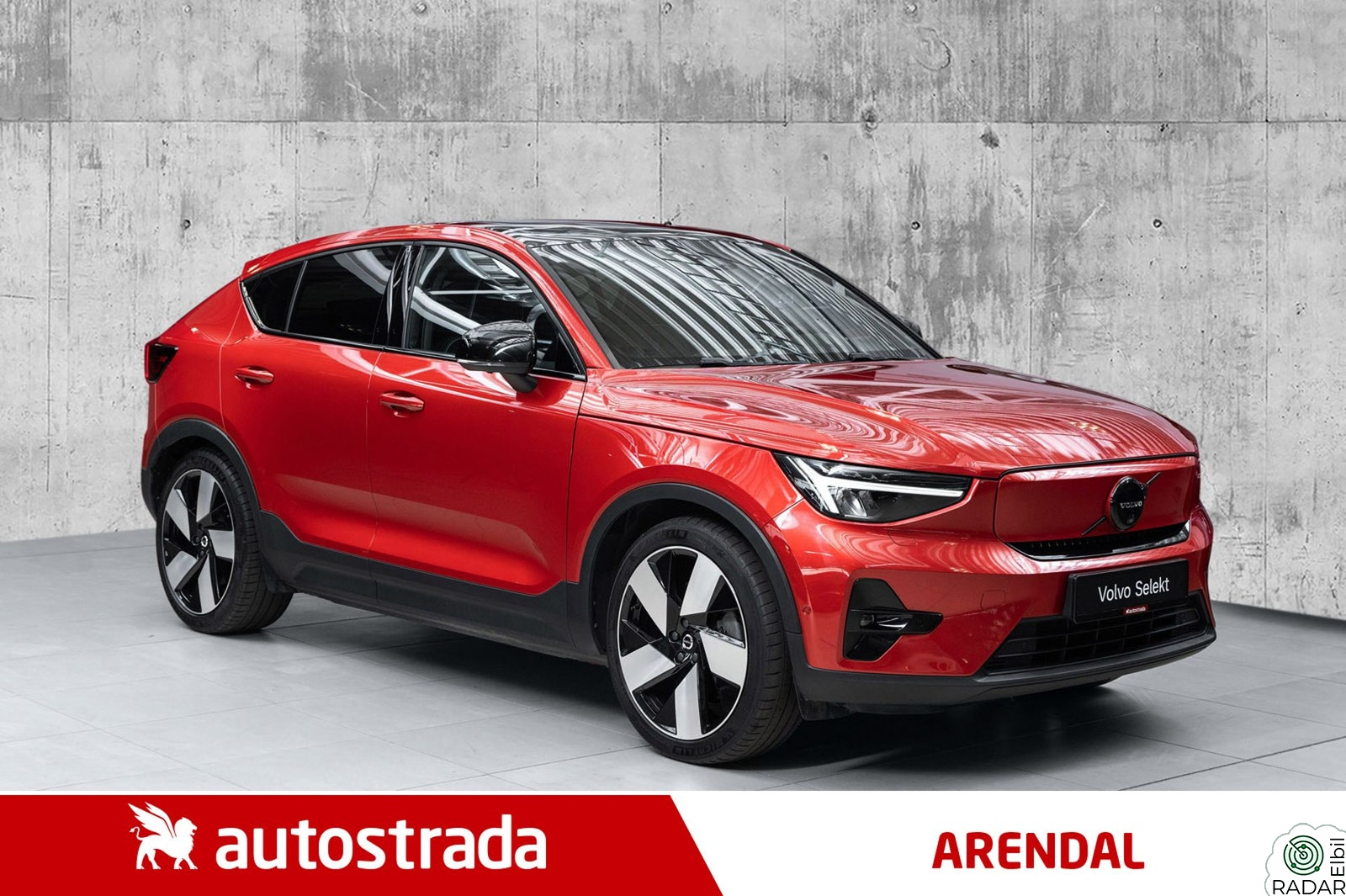 VOLVO C40 AWD Ultimate Black Edt| 20" | Krok | H&K | 360 | Senket