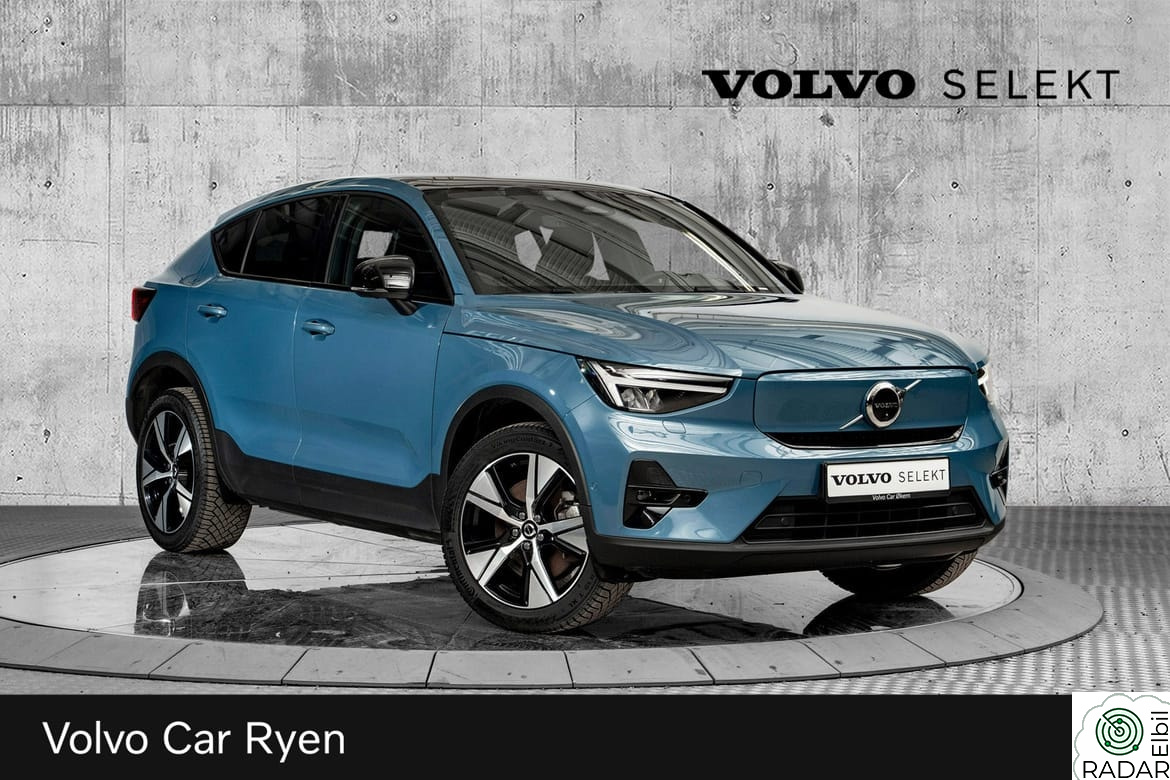 VOLVO C40 Recharge Twin Ultimate 408Hk. Topputstyrt!