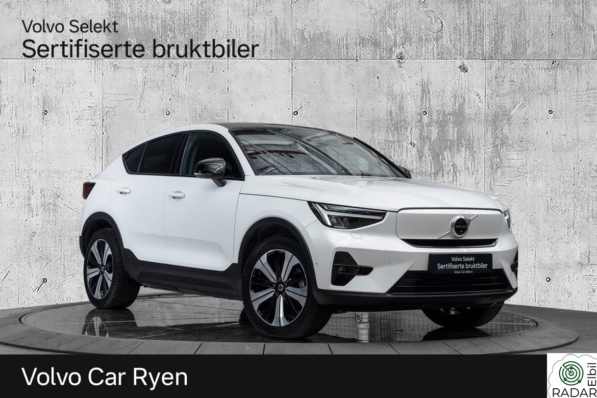 VOLVO C40 El. Twin Ultimate 408Hk. Topputstyrt!