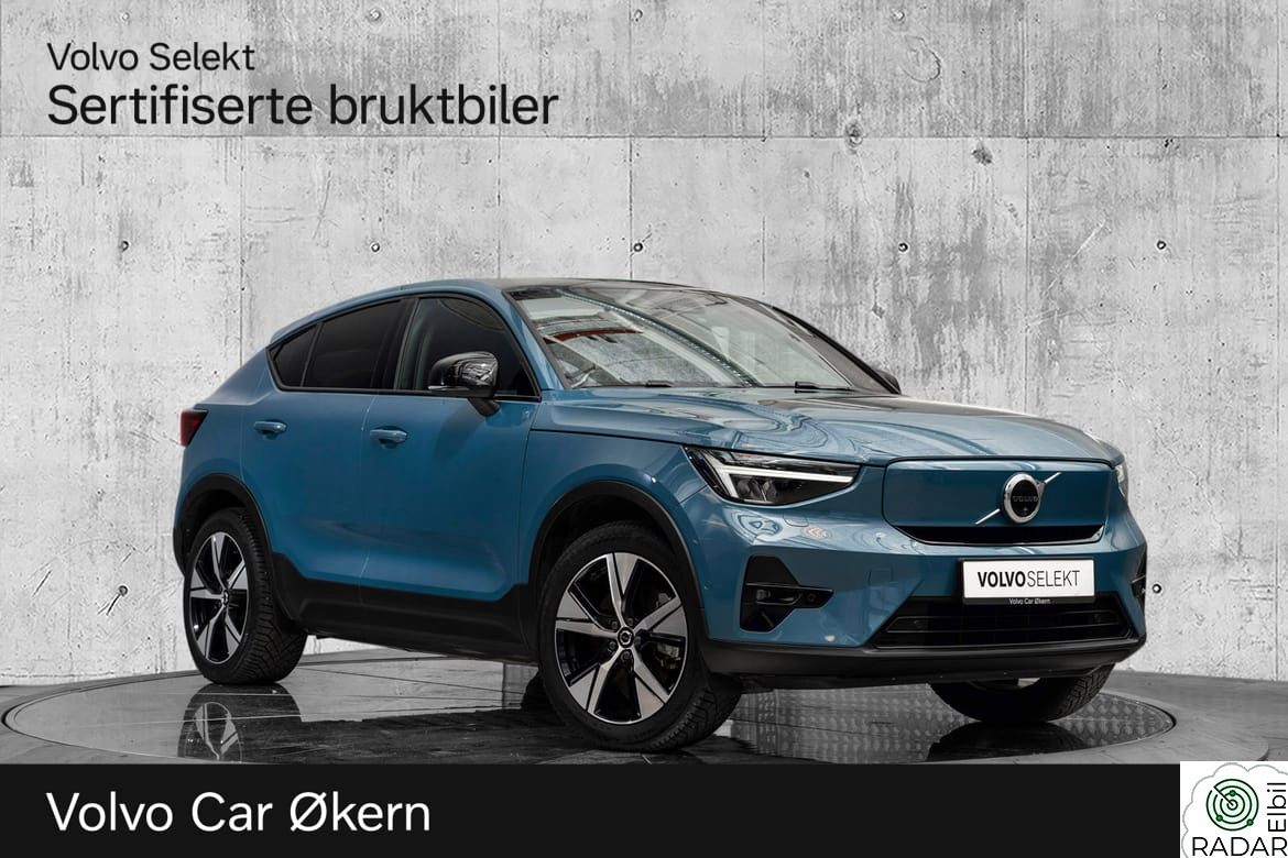 VOLVO C40 El. Twin Ultimate 408Hk. Topputstyrt!