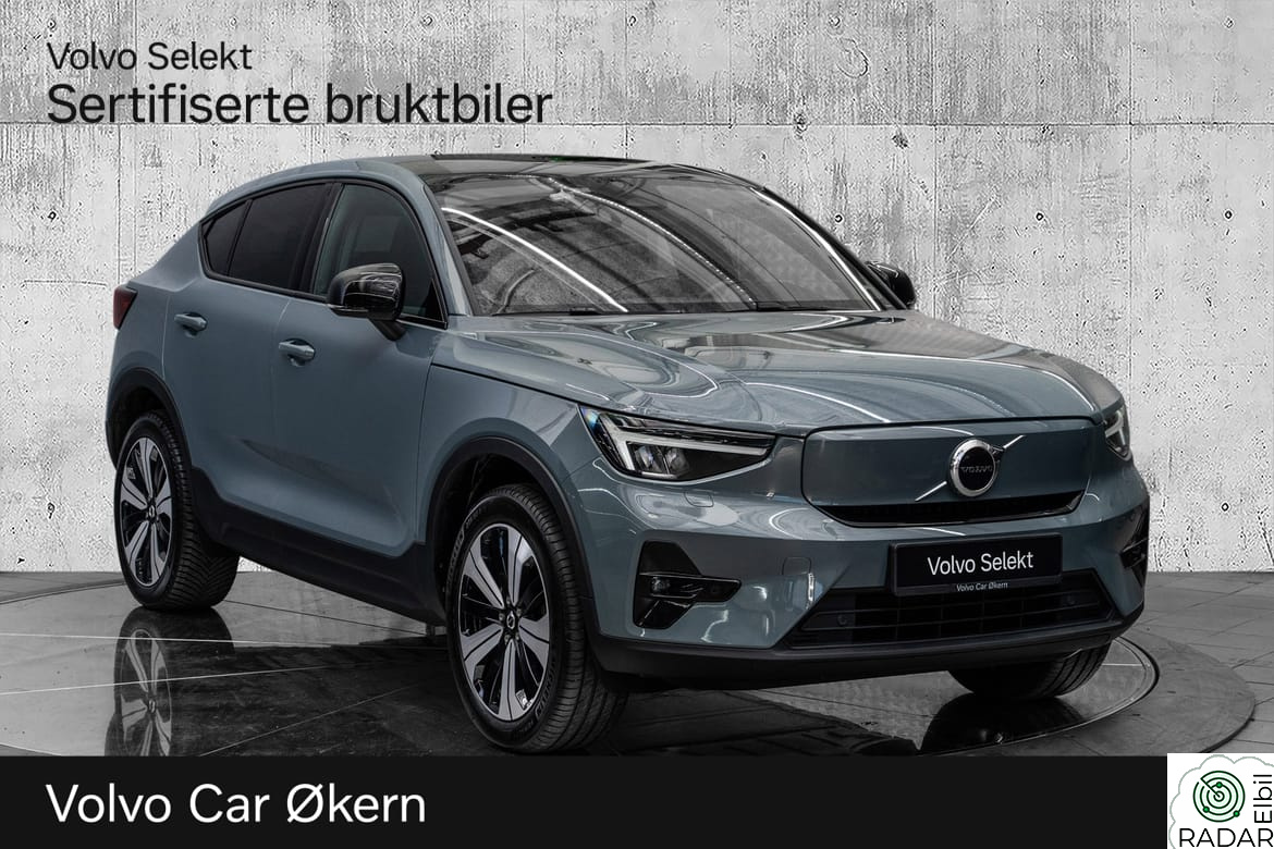 VOLVO C40 Twin Plus AWD Varmepumpe Ryggekamera