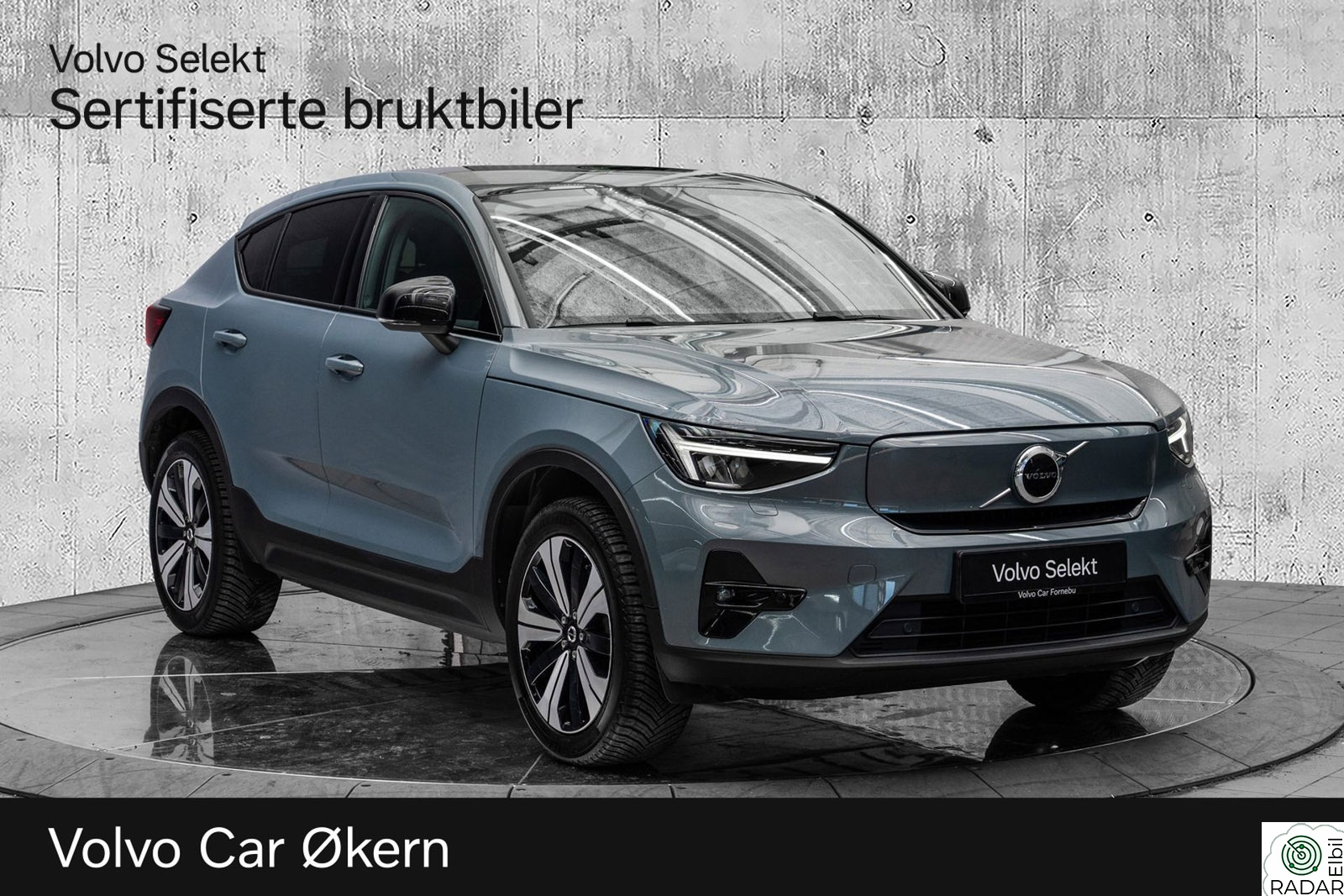 VOLVO C40 El. Twin Plus 408Hk. Velutstyrt!