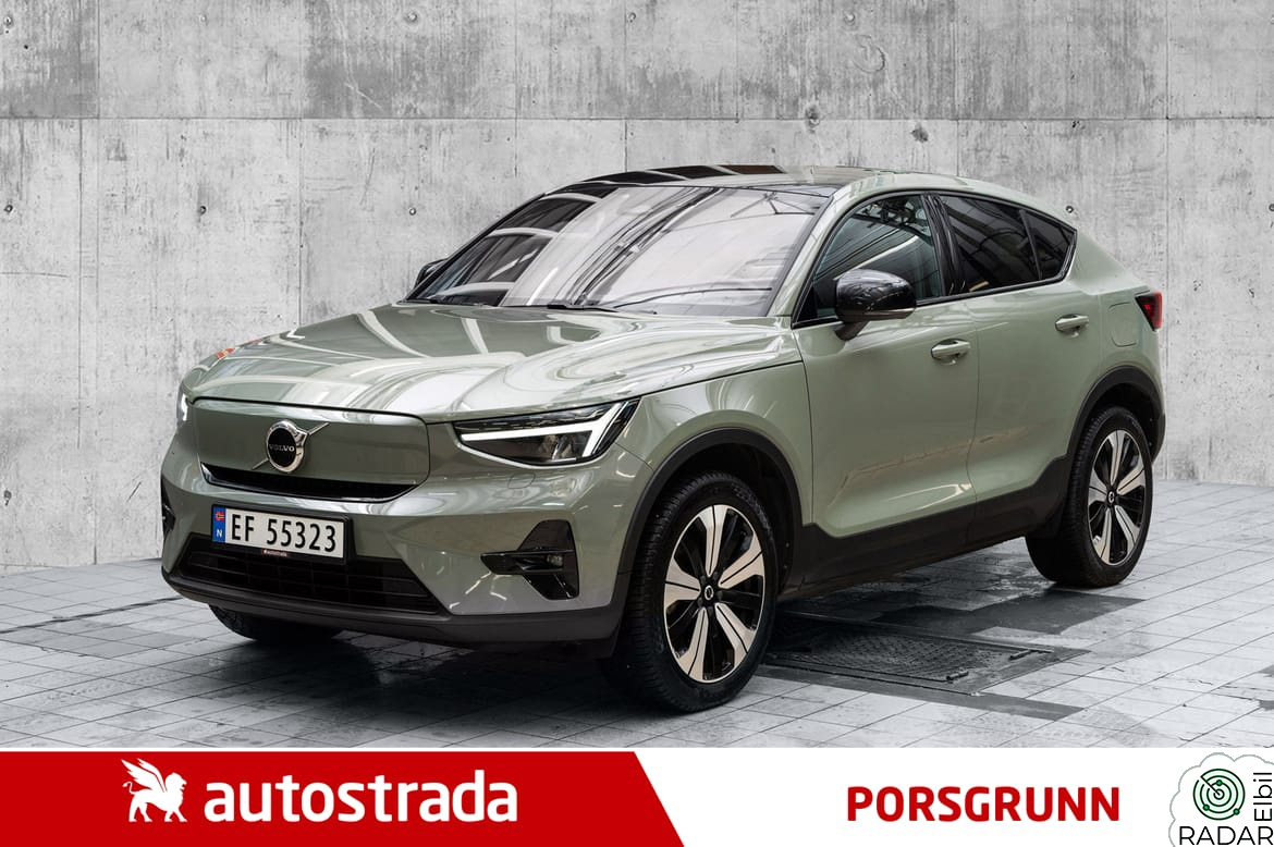 VOLVO C40 Plus, AWD,  Glasstak, Navi, Kamerea, Varmer ++