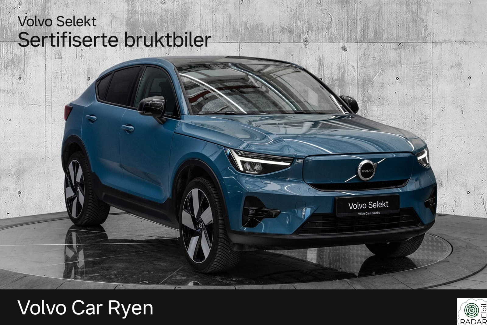 VOLVO C40 Twin Plus AWD - Hengerfeste Varmepumpe