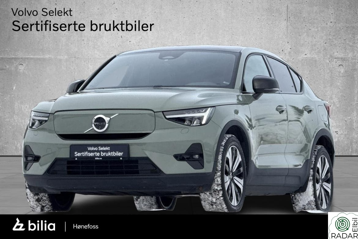 VOLVO C40 Recharge Twin Ultimate Krok, H/K, Varmepumpe++