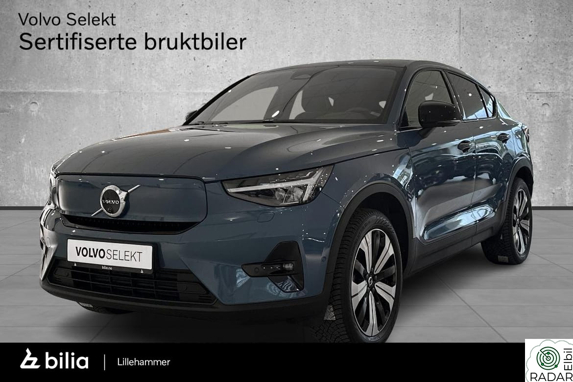 VOLVO C40 Twin Ultimate, H.Feste,Harman&K,360kam, 8ÅR Garanti++