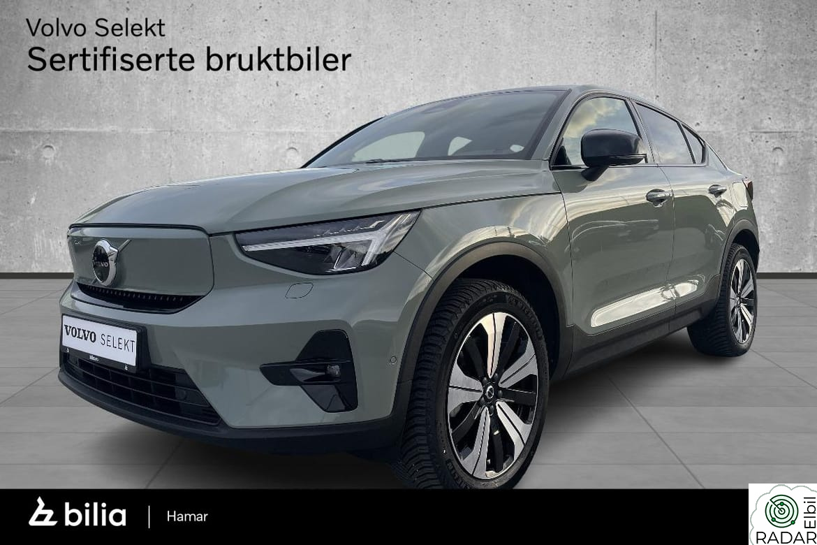 VOLVO C40 C40 AWD Twin Ultimate, 360 kam, varmepumpe, panorama++