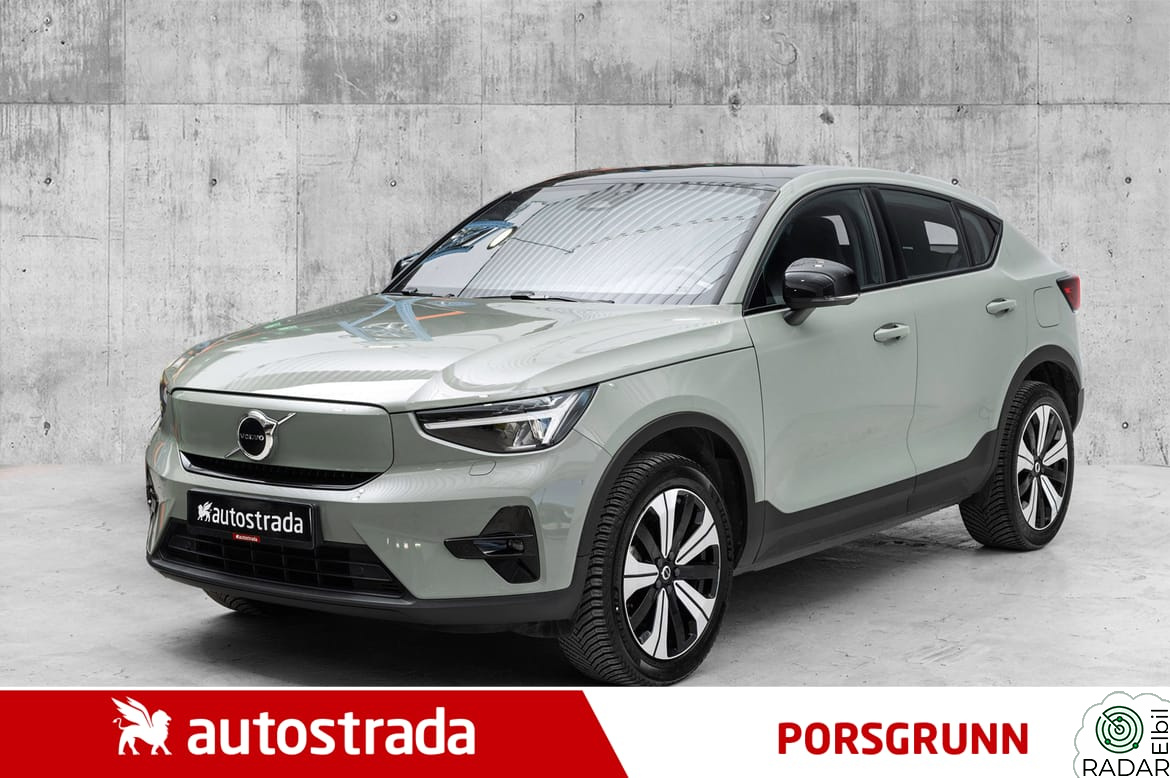 VOLVO C40 Plus, AWD, M.ruter, Glasstak, Navi, El.Sete