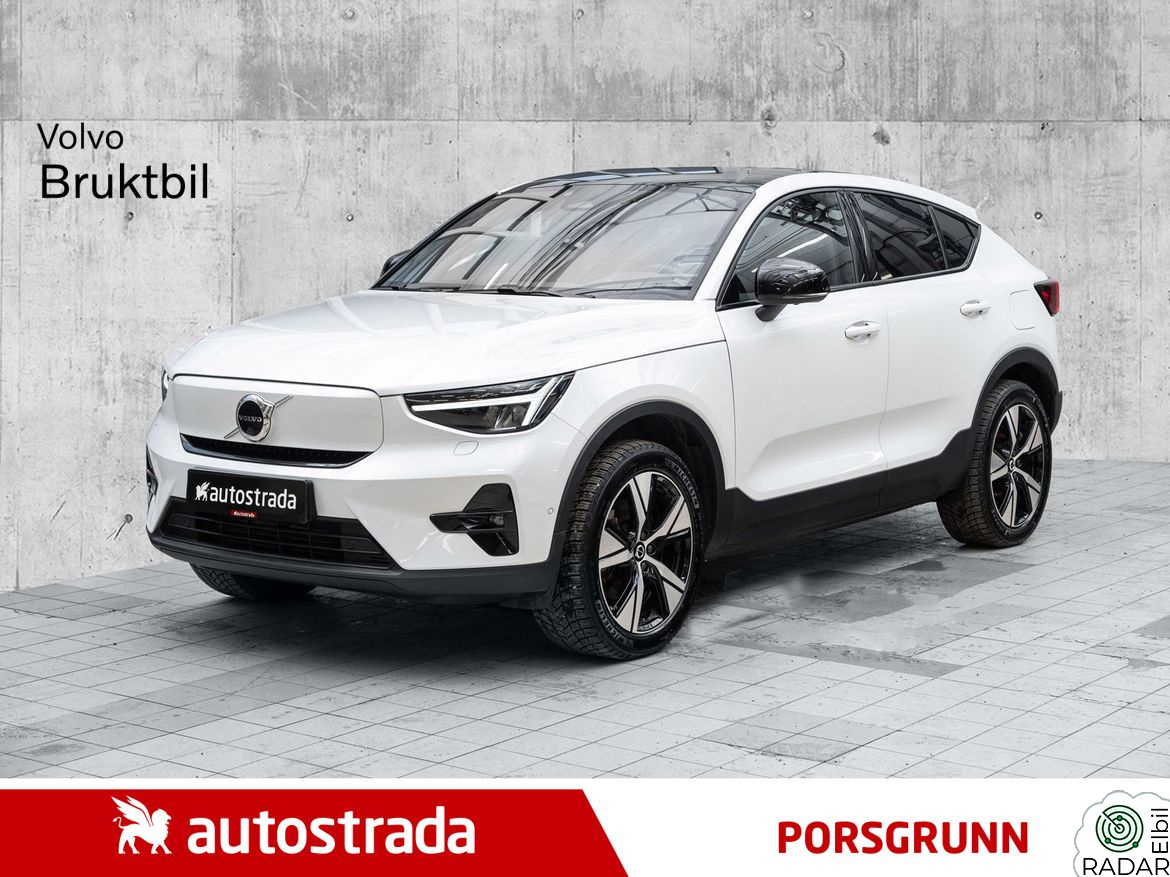 VOLVO C40 Ultimate, AWD, Glasstak, Navi, El.Seter, H&K Stereo