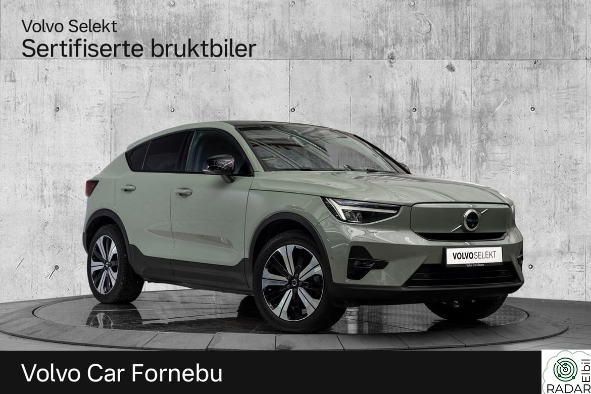 VOLVO C40 El. Twin Ultimate 408Hk. Topputstyrt!