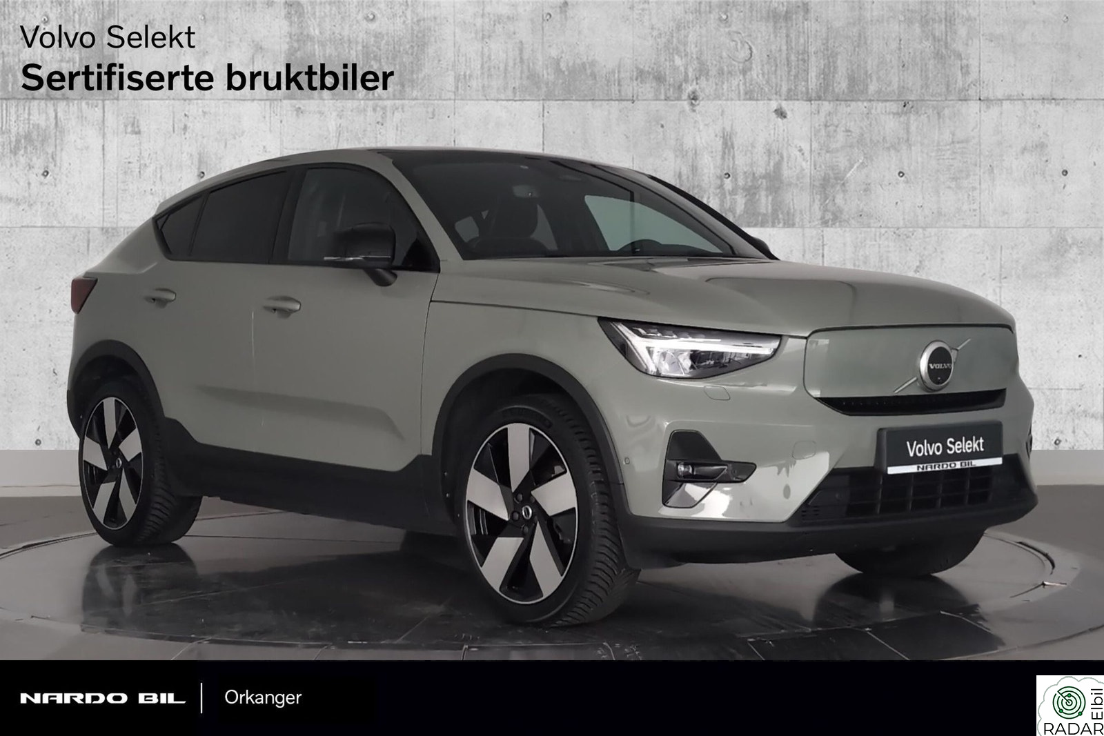 VOLVO C40 TWIN - AWD - ULTIMATE - 360 - HENGERFESTE - GLASSTAK
