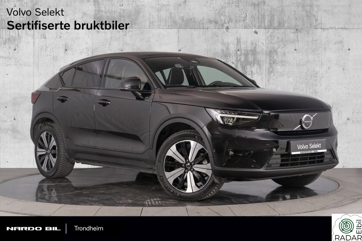 VOLVO C40 408 hk Ultimate. 360/Soltak/Pixel lys/Varmepumpe/HK